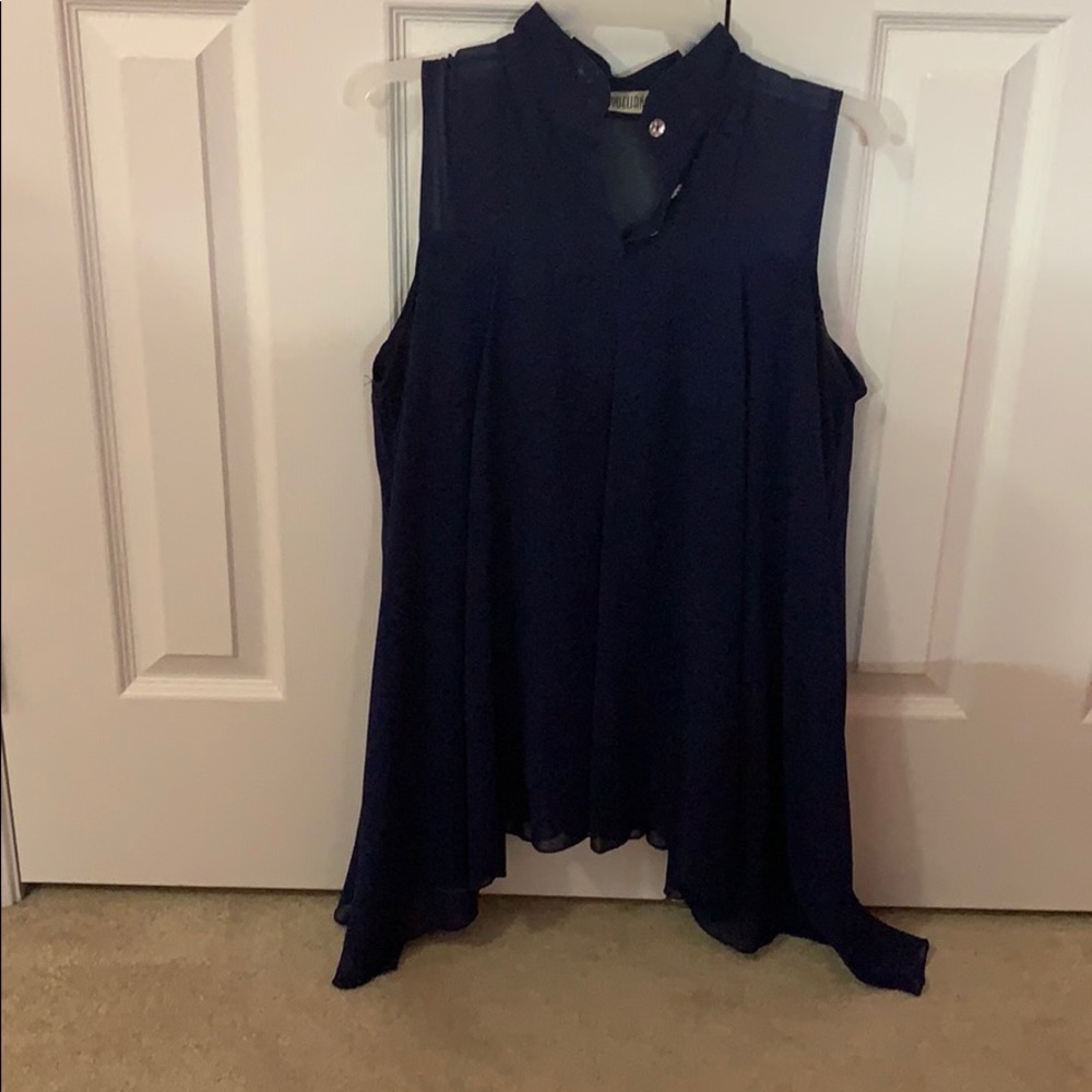 Navy blue blouse - Picture 6 of 6